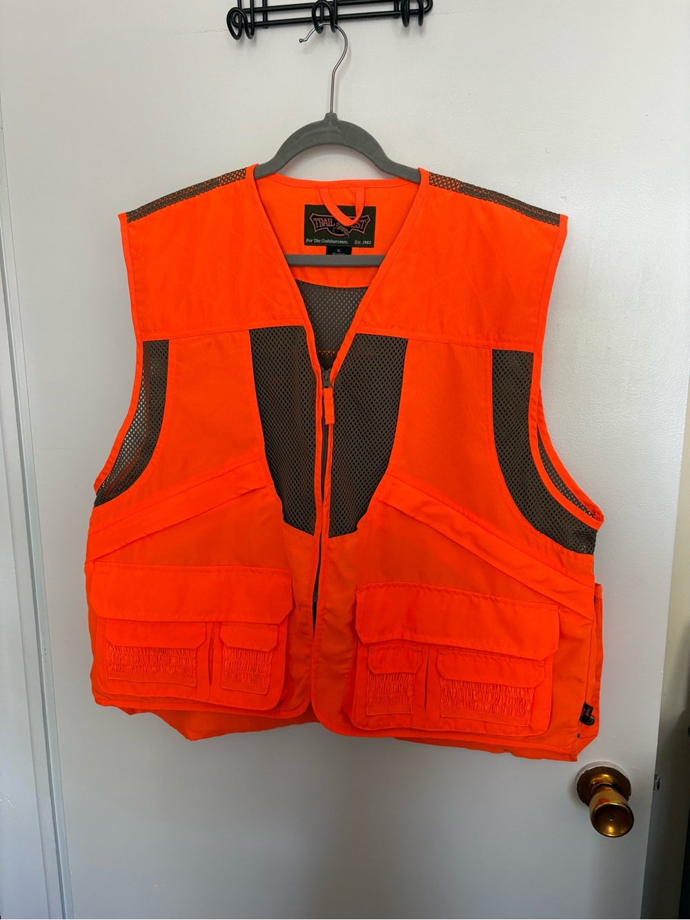 Trails Crest Blaze Orange front loader safety vest